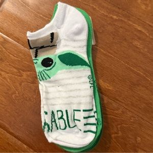 NWT Star Wars Mandalorian No show socks 3 pair